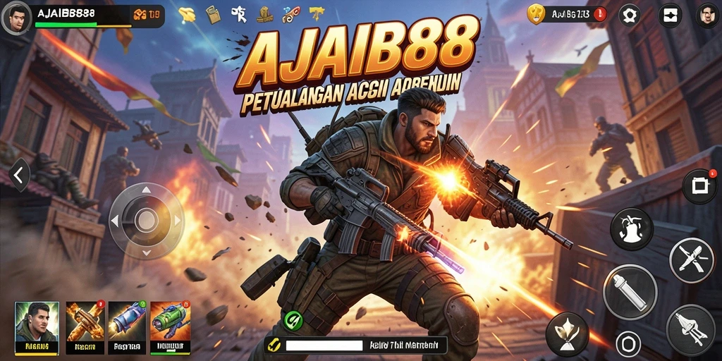 Gameplay AJAIB88 yang penuh aksi dan tantangan