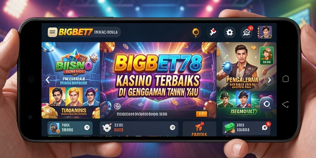 Tampilan gameplay kasino yang mendebarkan di BIGBET78.