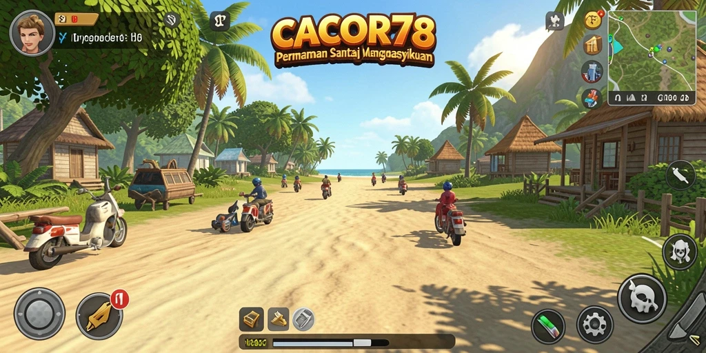 Tampilan gameplay yang menyenangkan dan interaktif dalam CACOR78.