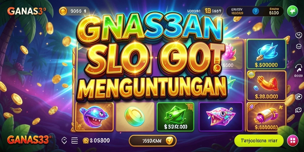 Tampilan gameplay slot mengasyikkan di GANAS33.