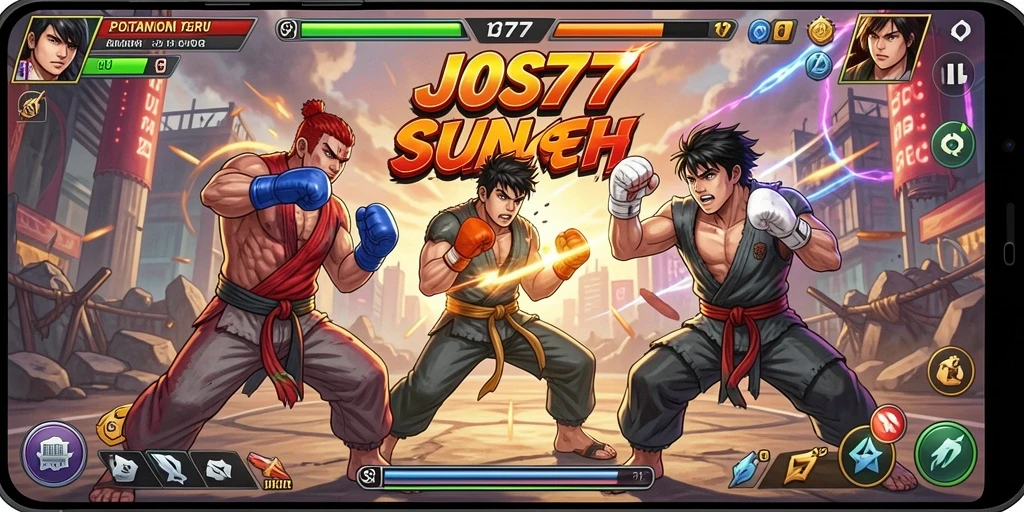 Tampilan gameplay seru dan menarik dari JOS77.