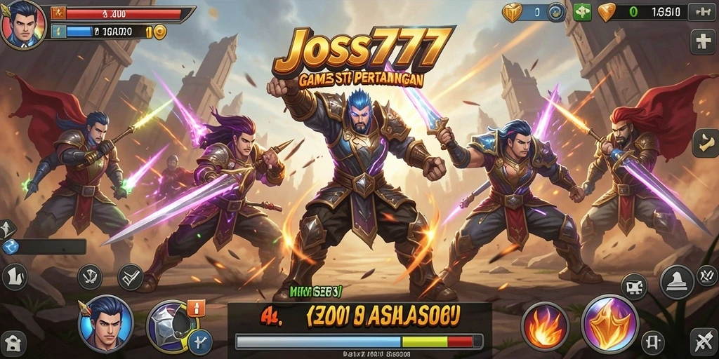Tampilan gameplay JOSS777 yang menegangkan dan strategis.