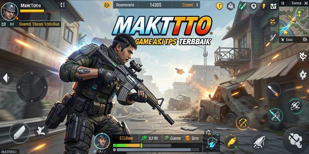 Gameplay seru di MAKTOTO dengan aksi TPS yang memukau.
