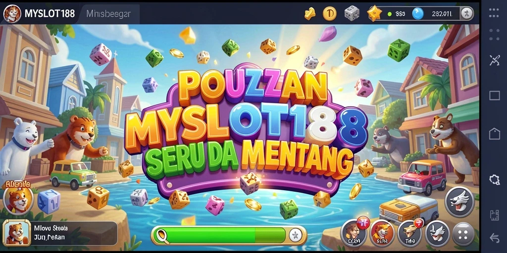 Screenshot MYSLOT188 menunjukkan variasi tingkat kesulitan dalam gameplay Puzzle.