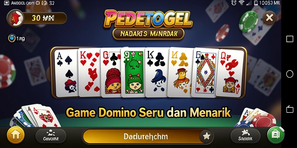 Tampilan menarik dari gameplay PEDETOGEL yang seru.
