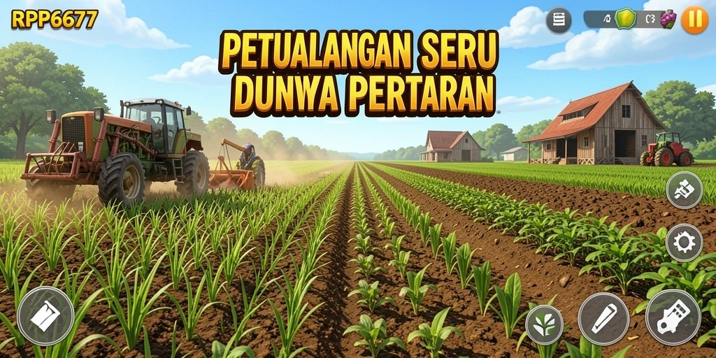 Tampilan gameplay RP6677 yang menarik dalam dunia pertanian.