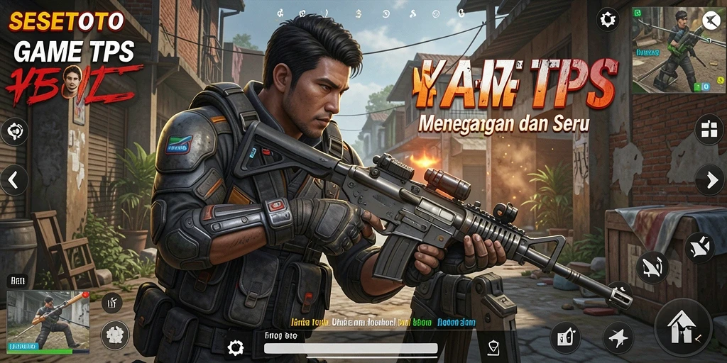 Gameplay SESETOTO yang seru dengan aksi tembak-menembak.